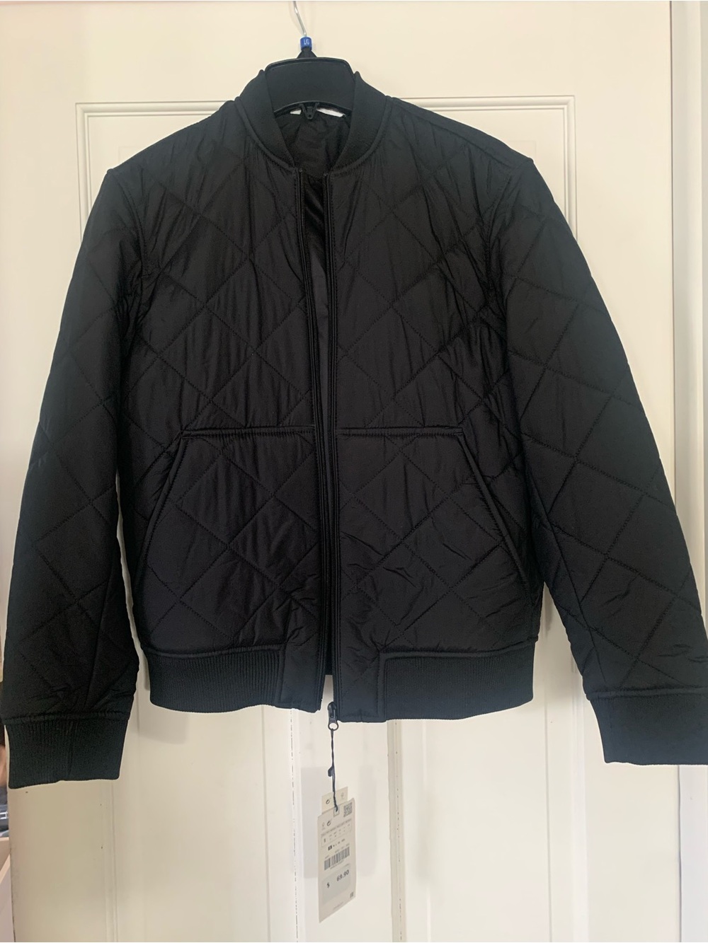 Zara Women’s Quilted Bomber Jacket